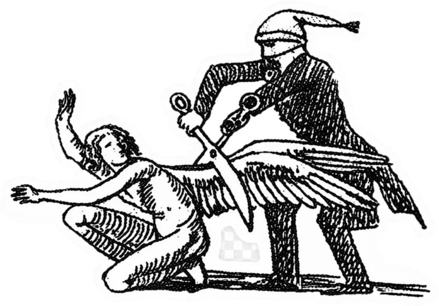 Angel With Cut Wings